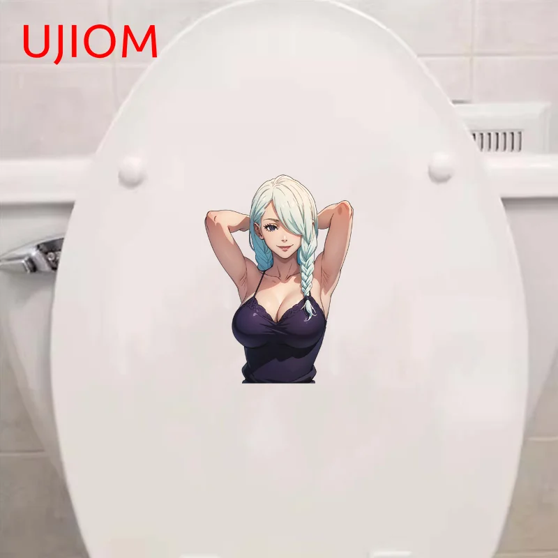 UJIOM Alluring Meimei Waifu Wall Sticker Eye Catching Design High Quality Kitchen Decal Suitable For Wardrobe Vestibulec Decor