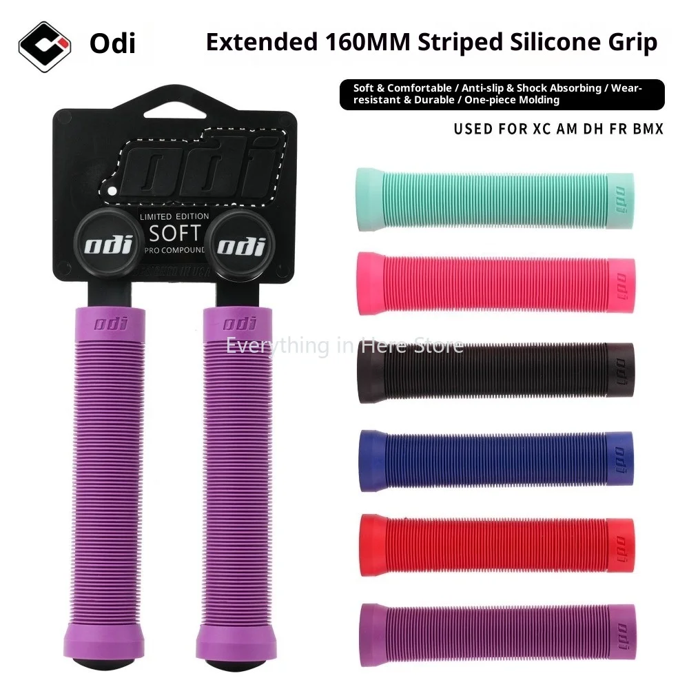 

ODI 160MM Grip for MTB Road Bike Silicone Grip Bike Handlebar Cuff Shockproof Bicycle Replacement Parts Cycling Accessories