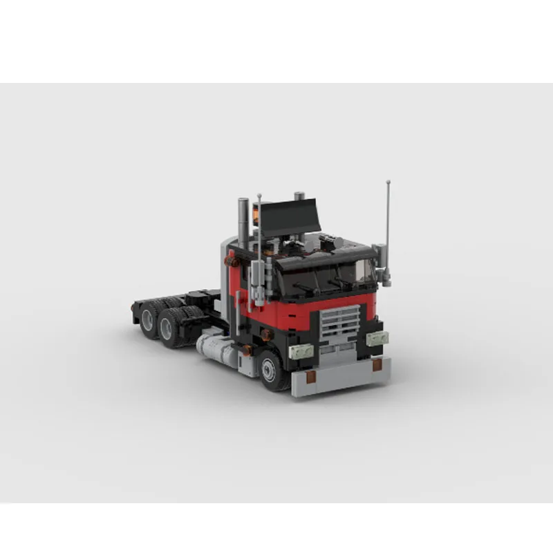

MOC-214140 New Urban Cargo Semi-Trailer Truck Building Block Model 660 Parts Boys Children's Birthday Christmas Toy Gift