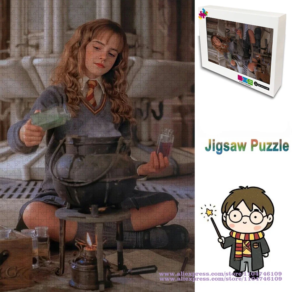 

Harry Potter Hermione Puzzle Jigsaw 108/200/300/500/1000/1500Pcs Intelligence Puzzles for Kids Christmas/birthday Gift