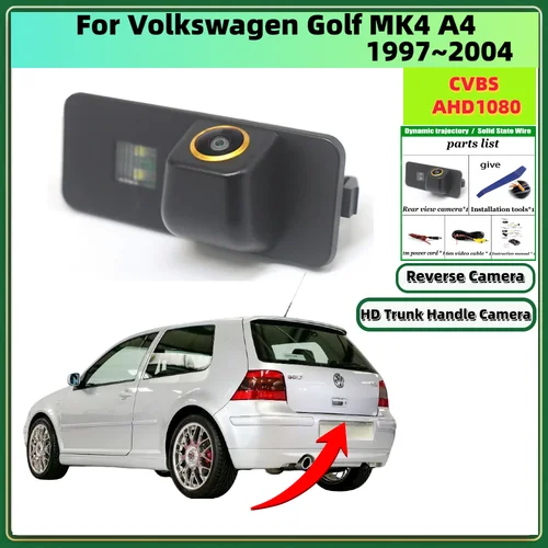 Imagen 1 del producto Cámara de marcha atrás con ojo de pez para Volkswagen Golf MK4 A4, 1997 ~ 2004 HD, CCD/visión nocturna, visión trasera, cámara de estacionamiento de respaldo