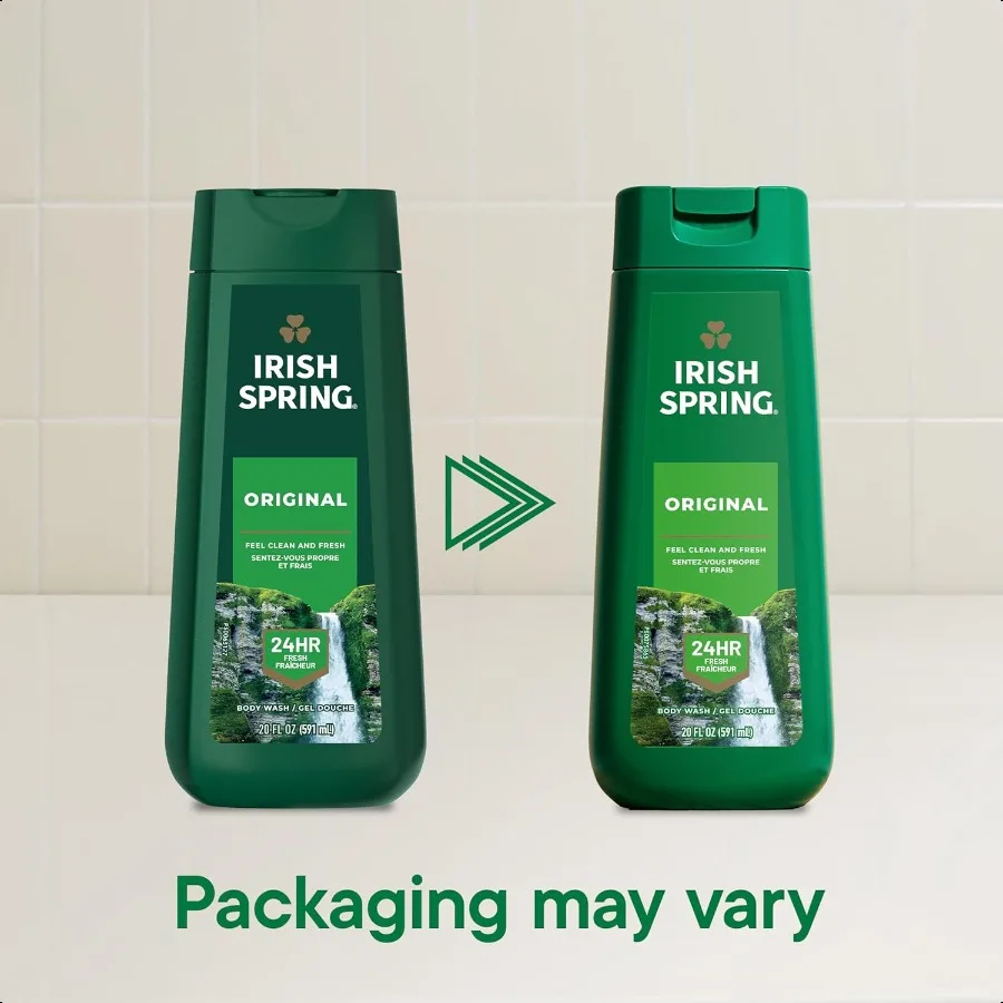 Irish Spring Original Clean Body Wash 20 унций, 2 шт.