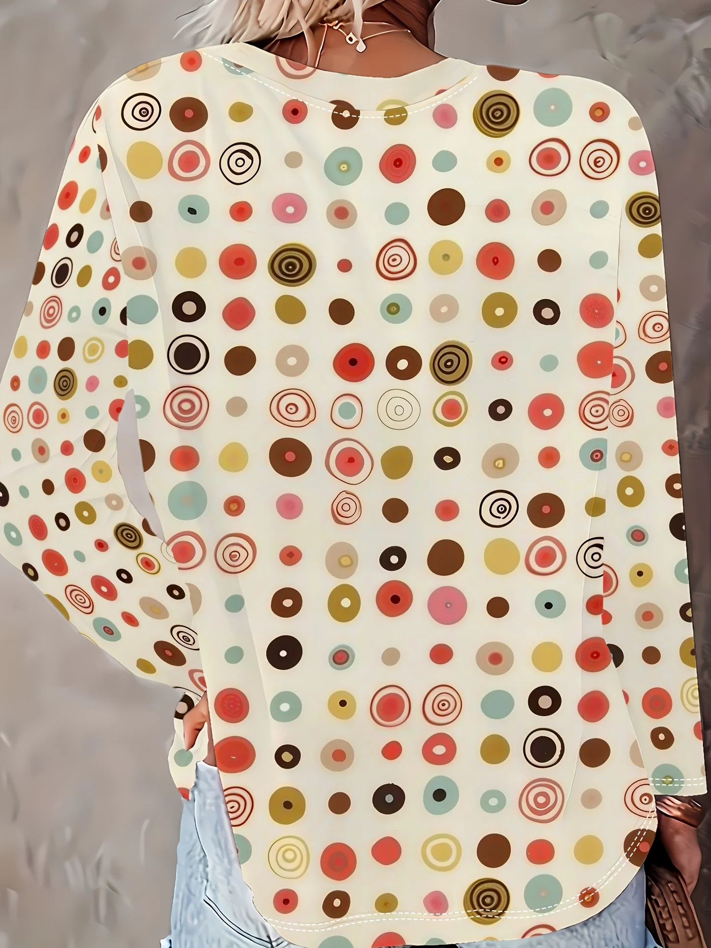 Women T‑Shirt Long Sleeve 3D R - Women'S Fashion Tops review and price