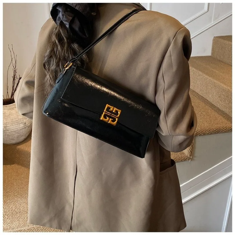 

Элегантная сумка через плечо с ремешком-цепочкой, стеганая текстура в стиле ретро, рабочая сумка для путешествий, регулируемая женская стильная сумка с металлическими деталями