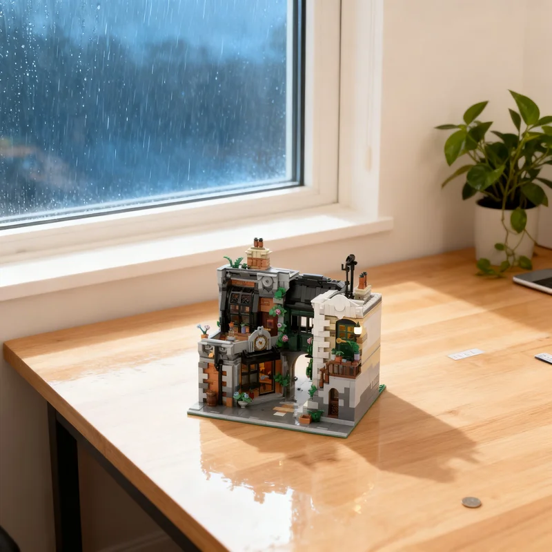 

2210pcs MOC Community Square Of Modular Streetscape Model Building Blocks Creative Display Gift Collectible Decor Kids Premium