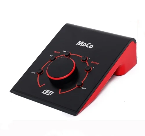 ESI MoCo Speaker Monitor Controller The Microphone Fashion Music Tour Passive Monitor Controller With 2 Stereo I/O