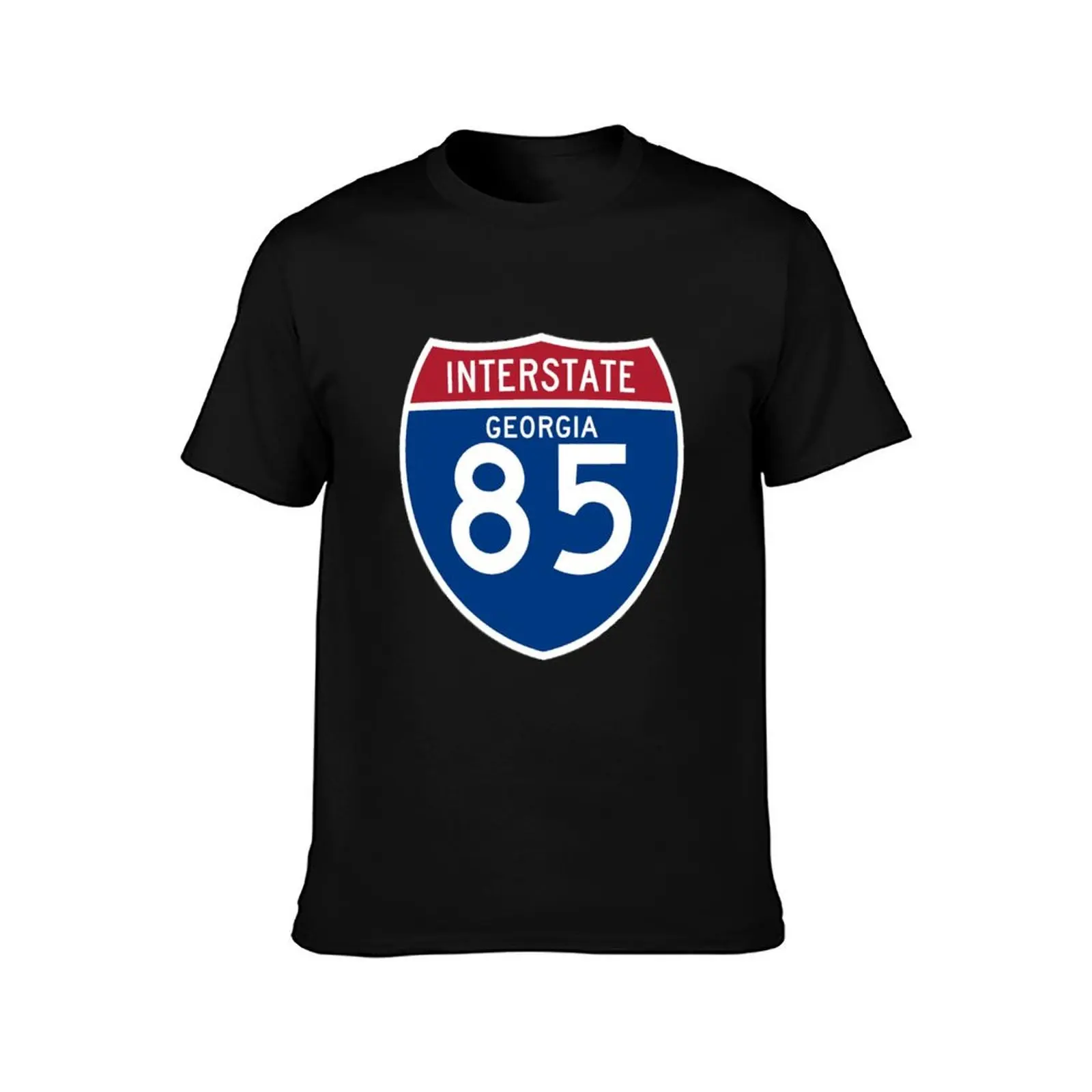 Georgia Interstate 85 Street Sign T-Shirt t shirts for man slim fit t shirts for man pack white t shirt custom print T-Shirt