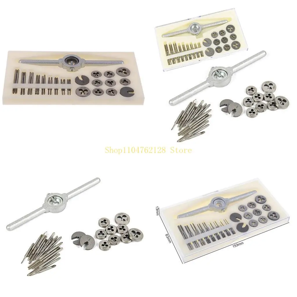 31-個ミニ-hss-メートルねじプラグタップダイスレンチハンドルセット-m1-m25-ネジ新ベストセール