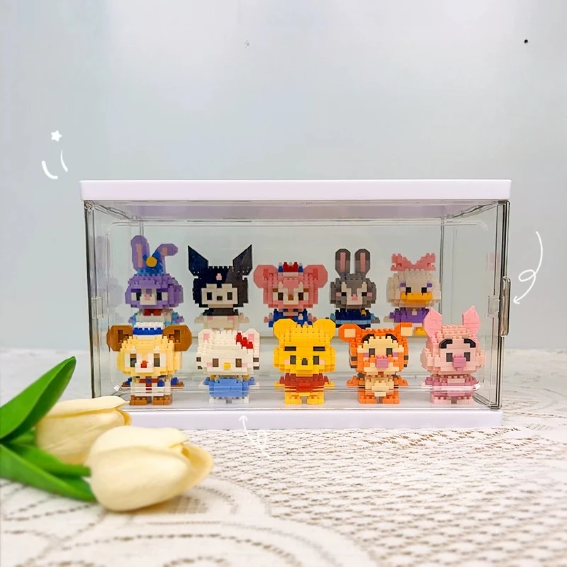 Nieuwe Bouwsteen Pikachu Cartoon Pop Kinderen Puzzel Assembleren Speelgoed Studenten Klein Deeltje Gebouw Model Kleine Geschenken