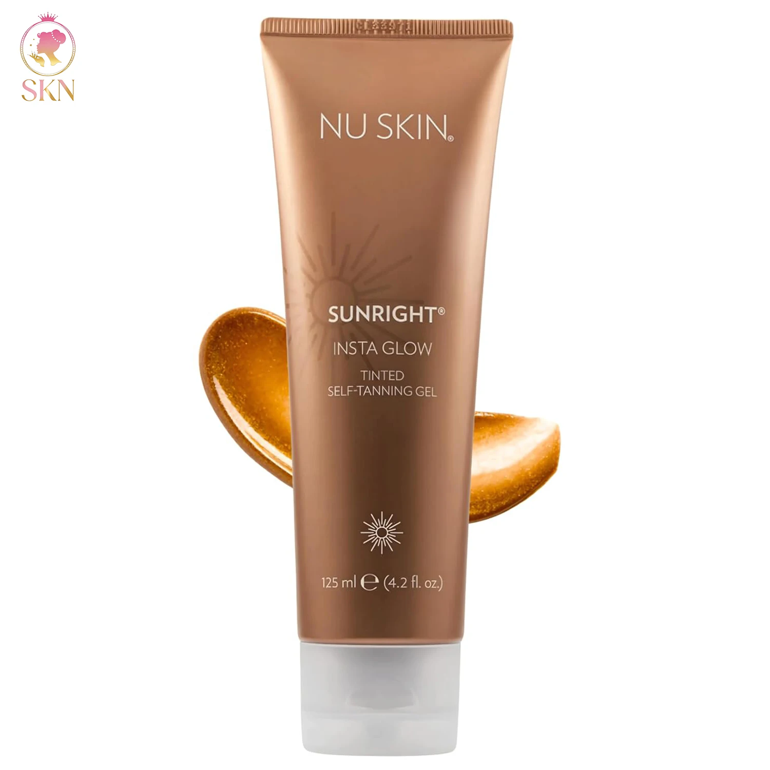 Nu Skin Sunright Bräunungsgel Aufbaubare Farbe Sofortiger Glanz Selbstbräuner Sommerbräune Gesicht Körper Avocadoöl Natürlicher Körperbronzer