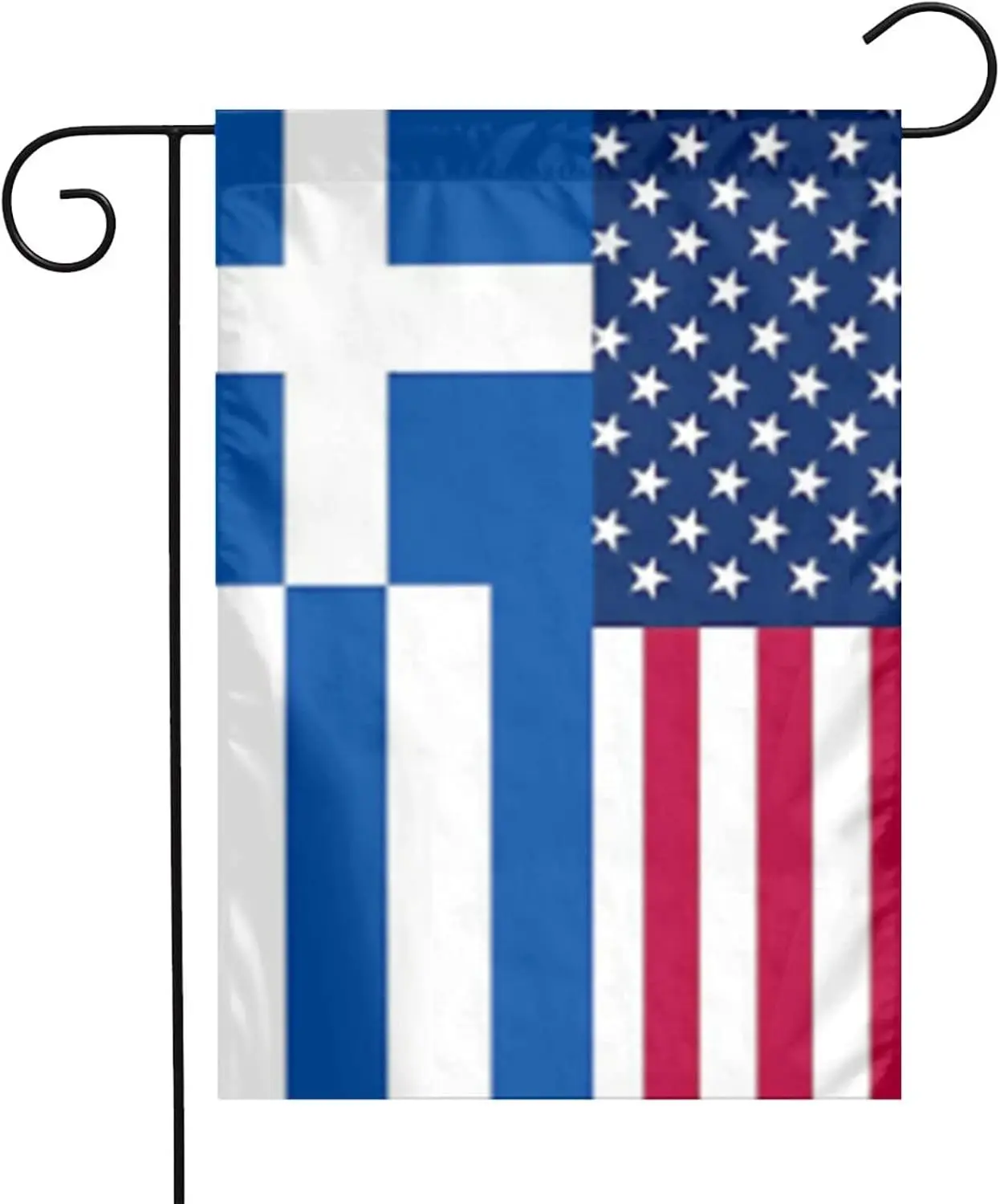 American Greece Greek Flag Garden Flag Double-sided Printing 12x18 Inch Yard Outdoor Decoration LOI zzo