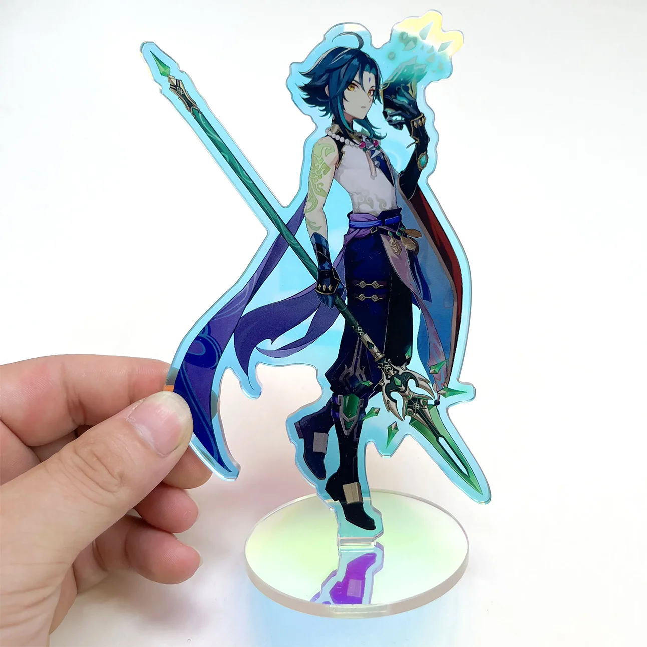 Acrylständer mit Hologramm-Druck, individueller Animationsständer, Cartoon-Acrylständer