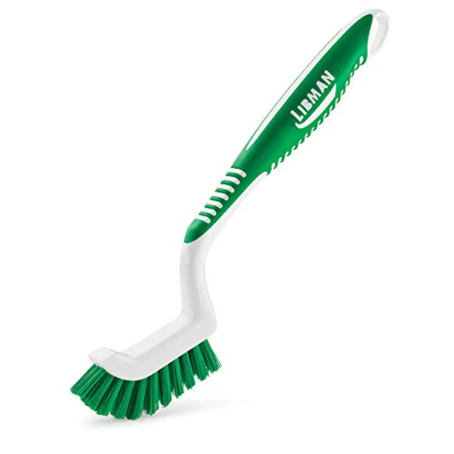 

18 Tile and Grout Brush, Polypropylene, 9.75 Total Length, Green and White Pack of 6