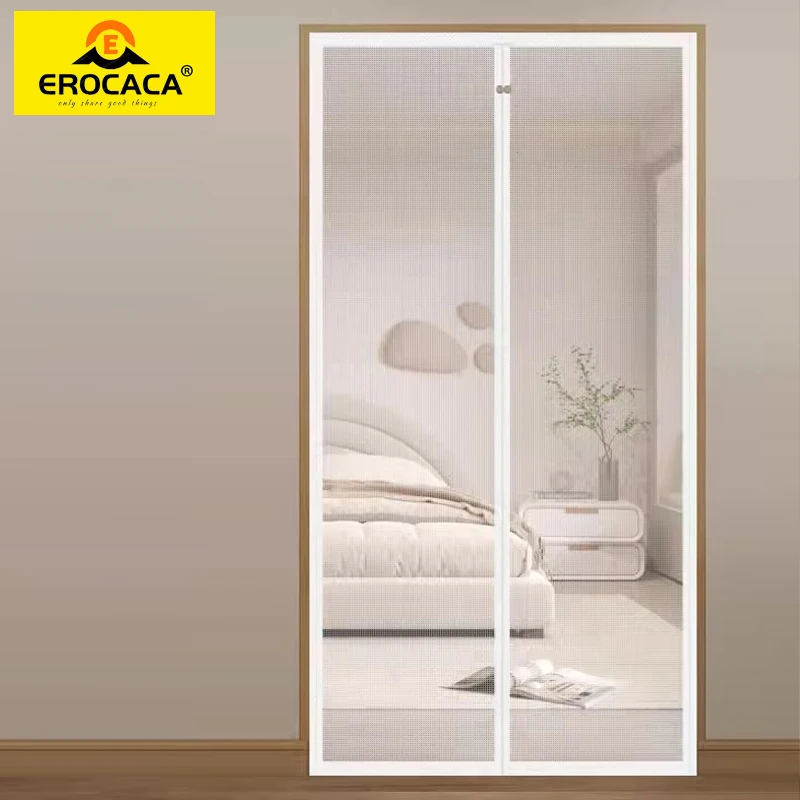 

EROCACA Magnetic Screen Door Mosquito Net Curtain Fly Insect Automatic Closing Invisible Mesh For Kitchen indoor living room