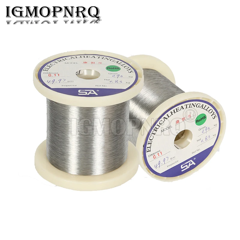 1Meter 0.4 0.5 0.2-2.5mm Constant Temperature Heating Element Heating Wire Constantan Manganese Copper Resistance Wire Diameter