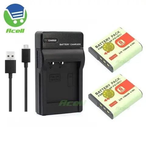 NP-BG1/FG1 Replace Battery or USB Charger for SONY DSC-H3 H7 H9 H10 H20 H50 H55 H70 H90 HX5 HX7 HX9 HX10 HX20 WX1 Camera