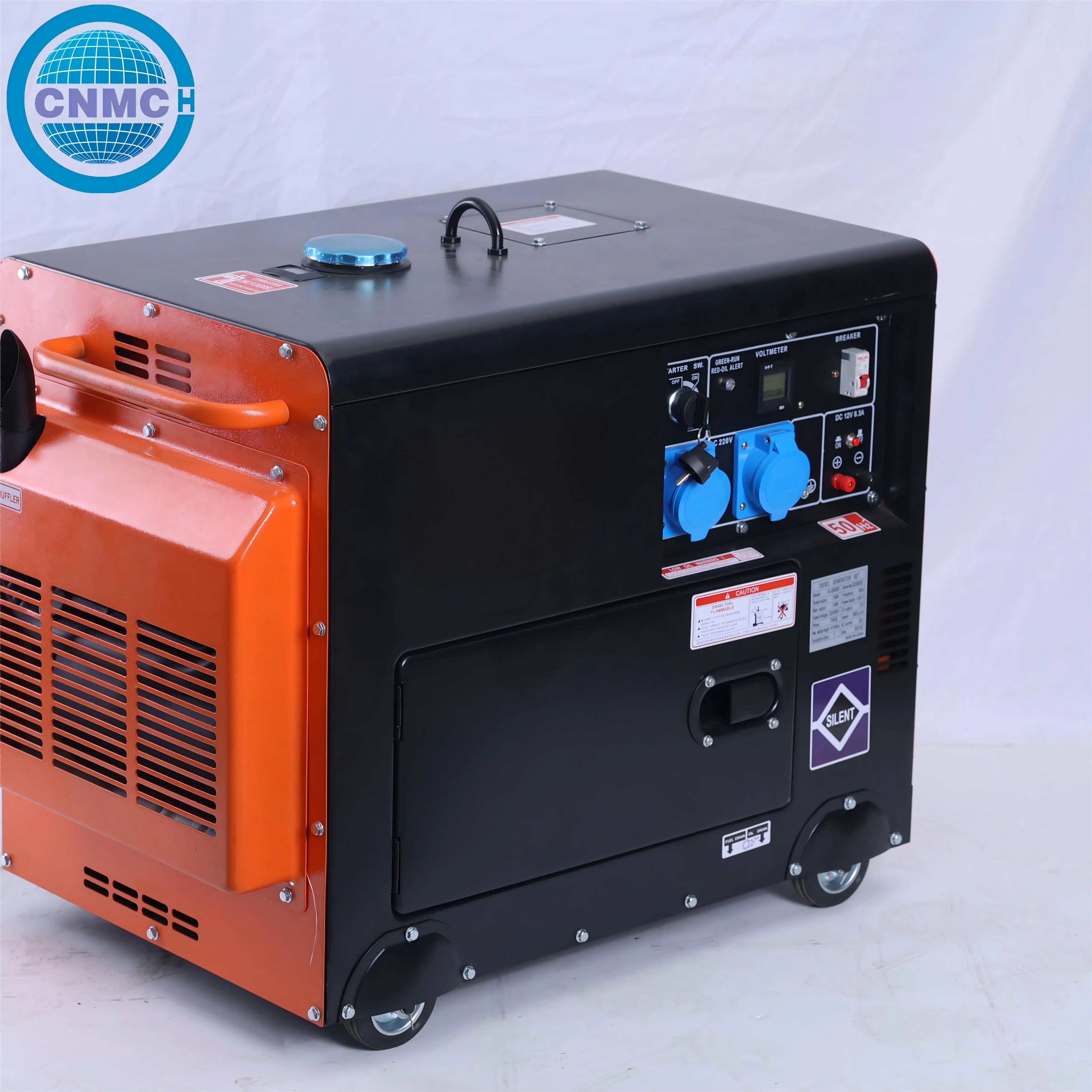 10000 Watt Generator 110V/220v Dual Voltage 60HZ Generator 4-Stroke All-metalmaterial Electricstart Air-Cooled for Household Use