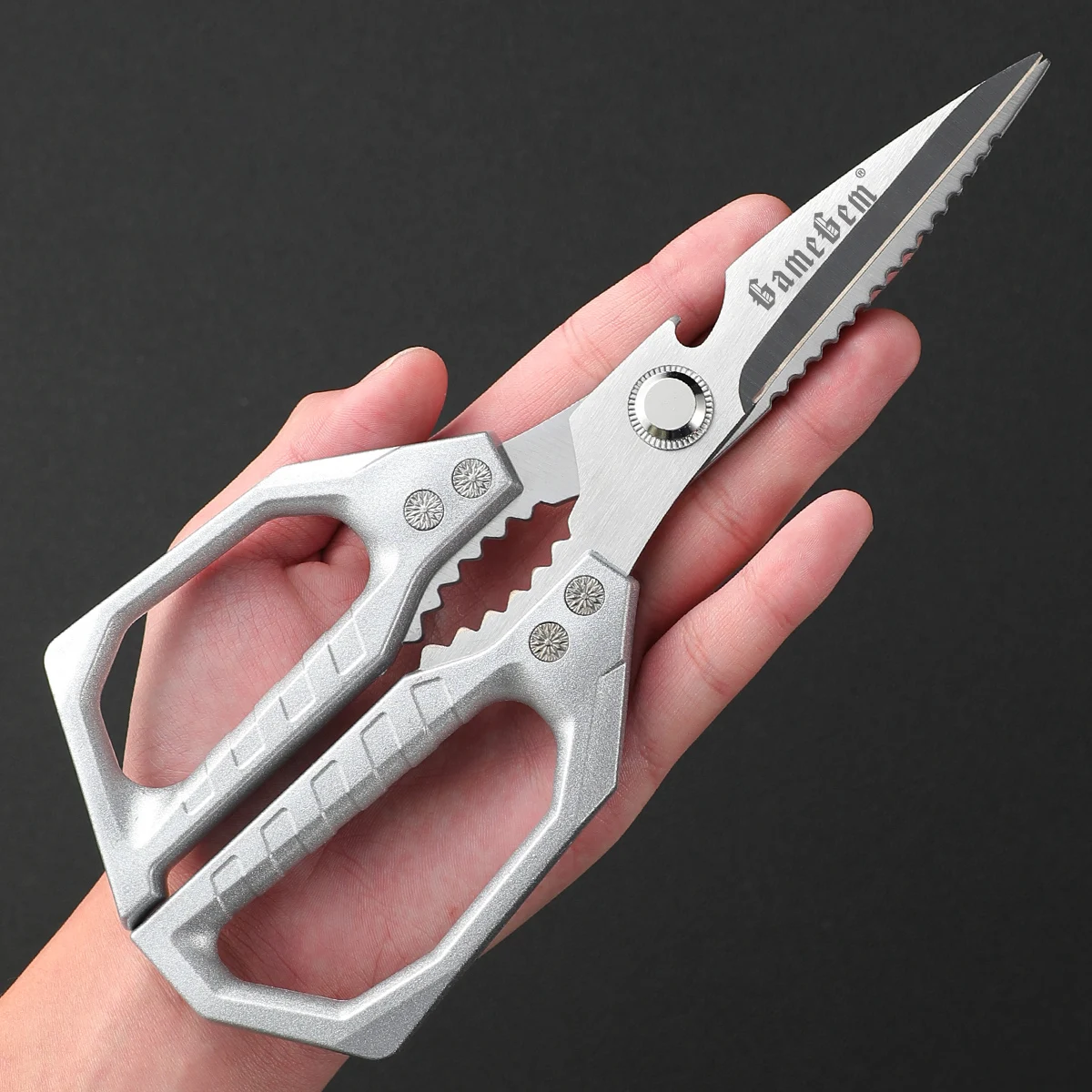 Stainless Steel Kitchen Shears for Meat Fish and Poultry Commercial Kitchen Equipment Lightweight yet Durable Construction
