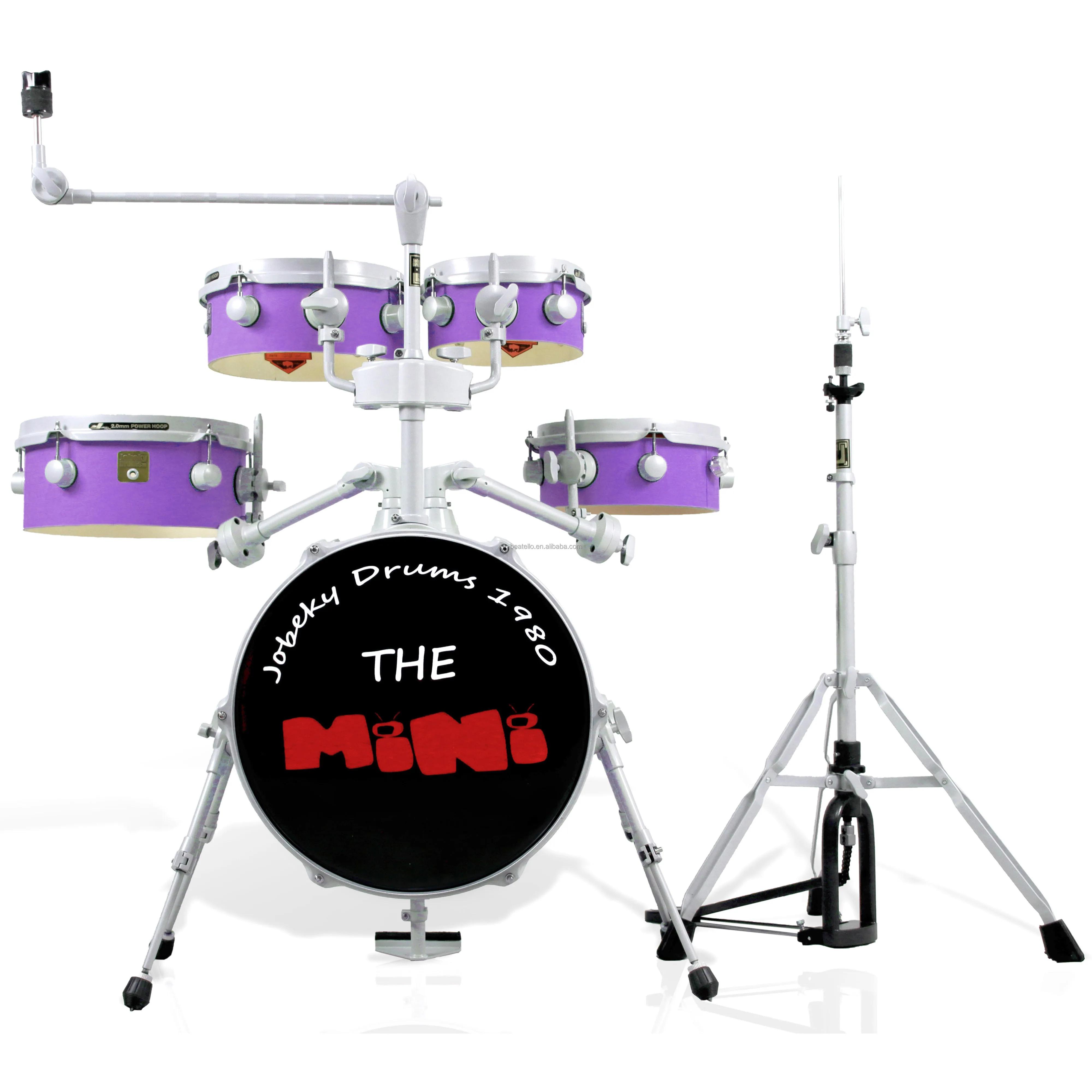 

5-Piece Travel Drum Set With Non-Independent Suspension Easy Carry & Eco-Friendly Design
