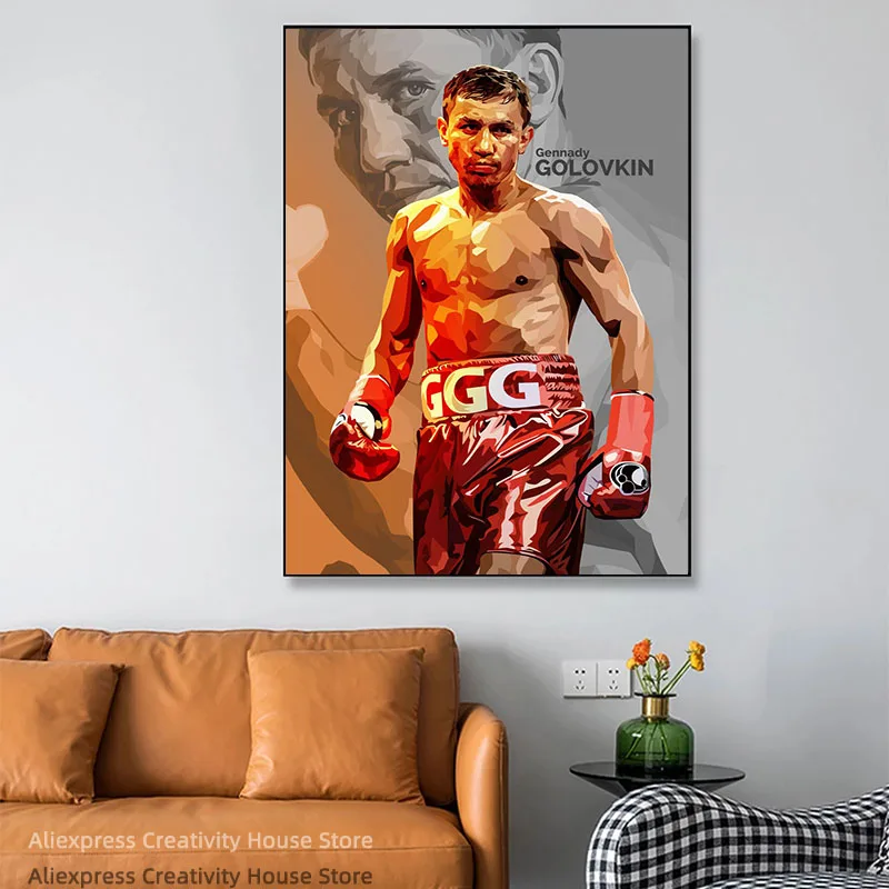 Gennady Golovkin GGG Death Stare Digital Art Poster – Warum dieses Kunstwerk mehr ist als nur eine Wanddekoration
