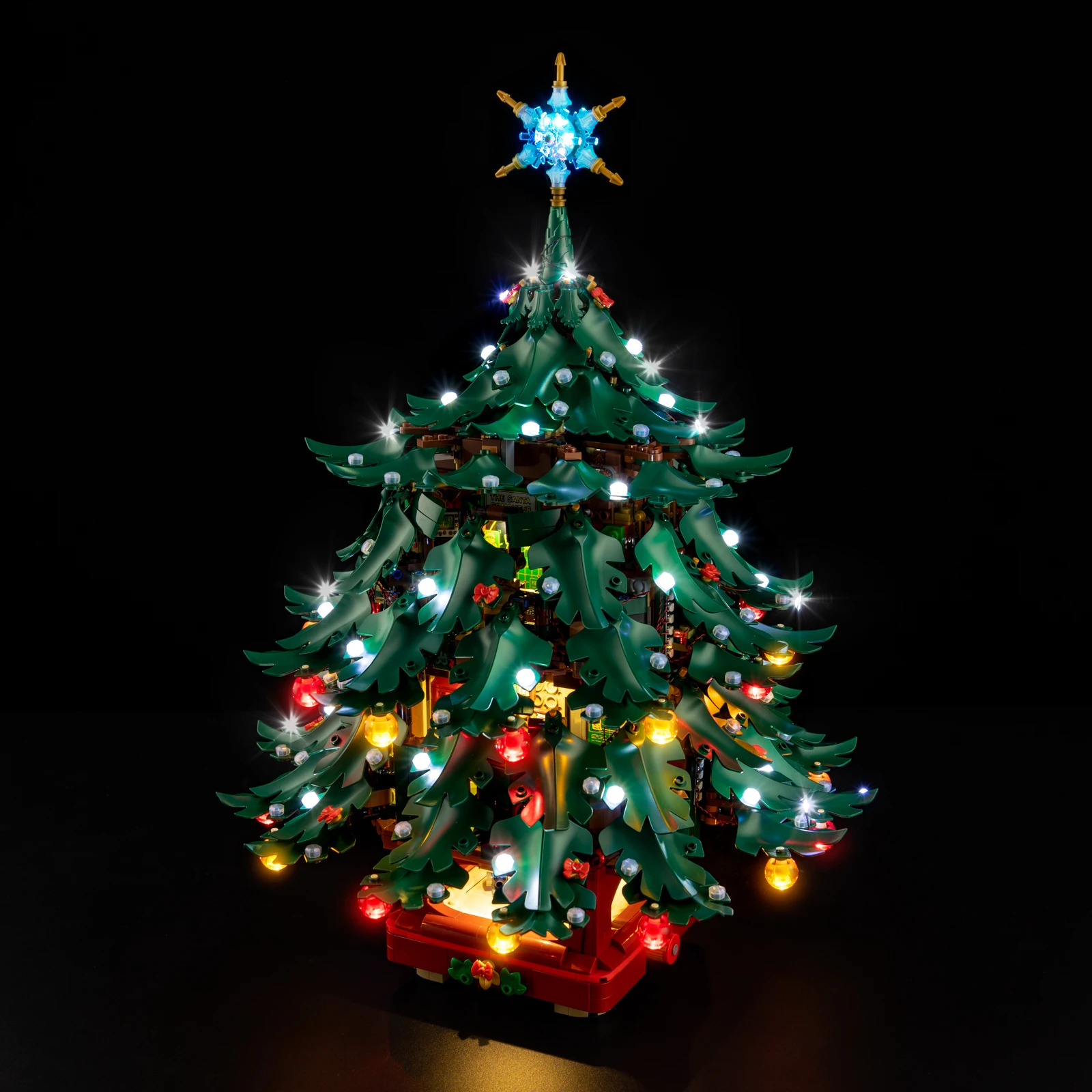 Led Light Kit for Lego Family Christmas Tree 10374 Model Diy Toys Set Not Included Building Blocks