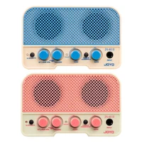 Amplificador de Guitarra Eléctrica JOYO JA-02 II de 5W, Altavoz de Guitarra Bluetooth de Doble Canal con Batería Recargable Integrada