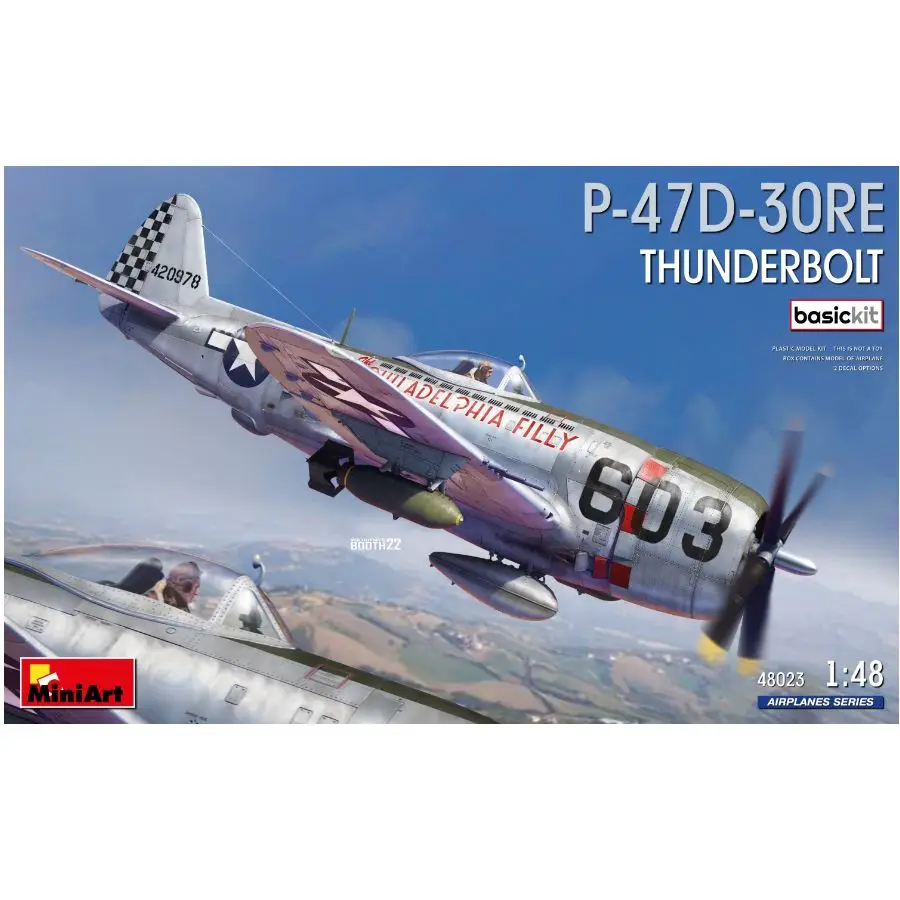 

MiniArt 48023 1/35 Assembly Aircraft SERIES P-47D-3ORE THUNDERBOLT Model Kit