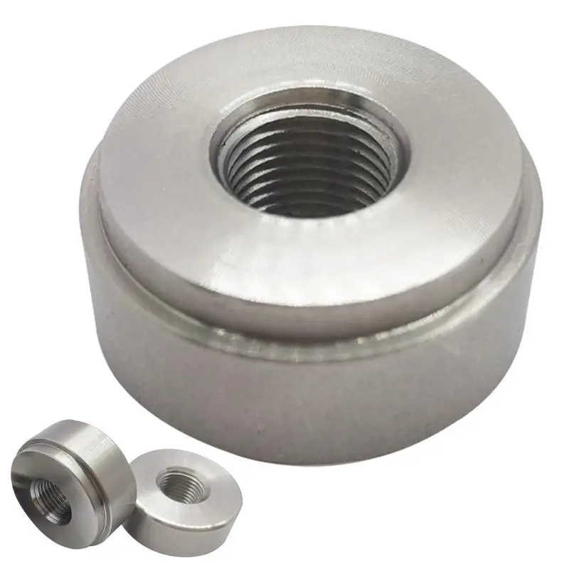 Weld On Nuts Stainless Steel Female Nut Threaded Weld Nut Insert 1/8NPT M18 Weldable Weld On Nuts Threaded For Oil Tank Exhaust