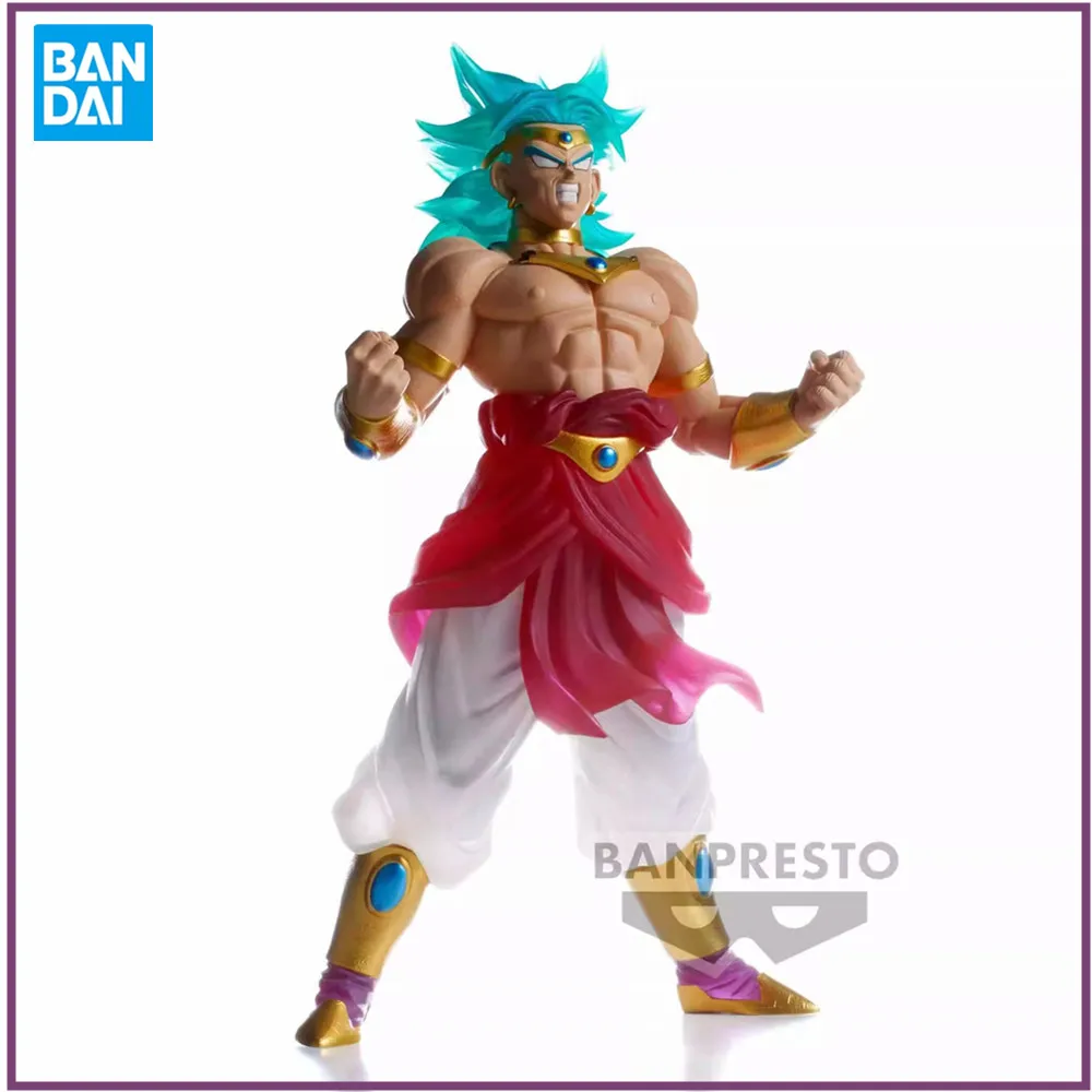 In Stock Original Anime Dragon Ball Z CLEARISE SUPER SAIYAN BROLY Action Figure PVC DBZ Toys Doll Model Collection 17cm