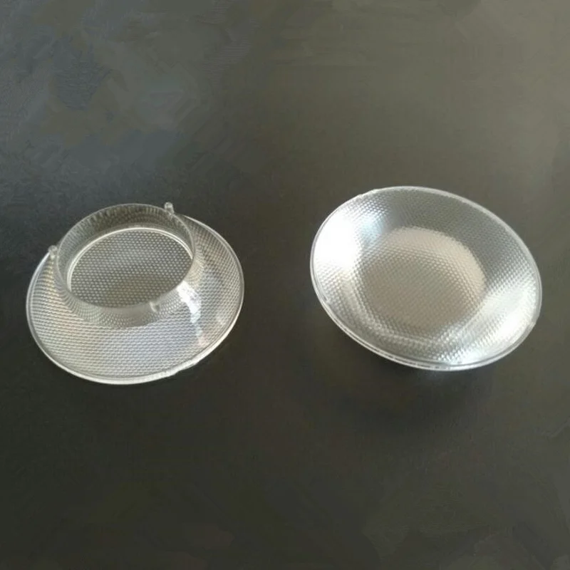 

#ZLG-40 High quality Led Optical Lens, COB Lens, Size 40X11.27mm, Degree 60, Concave Bead surface, PMMA materials