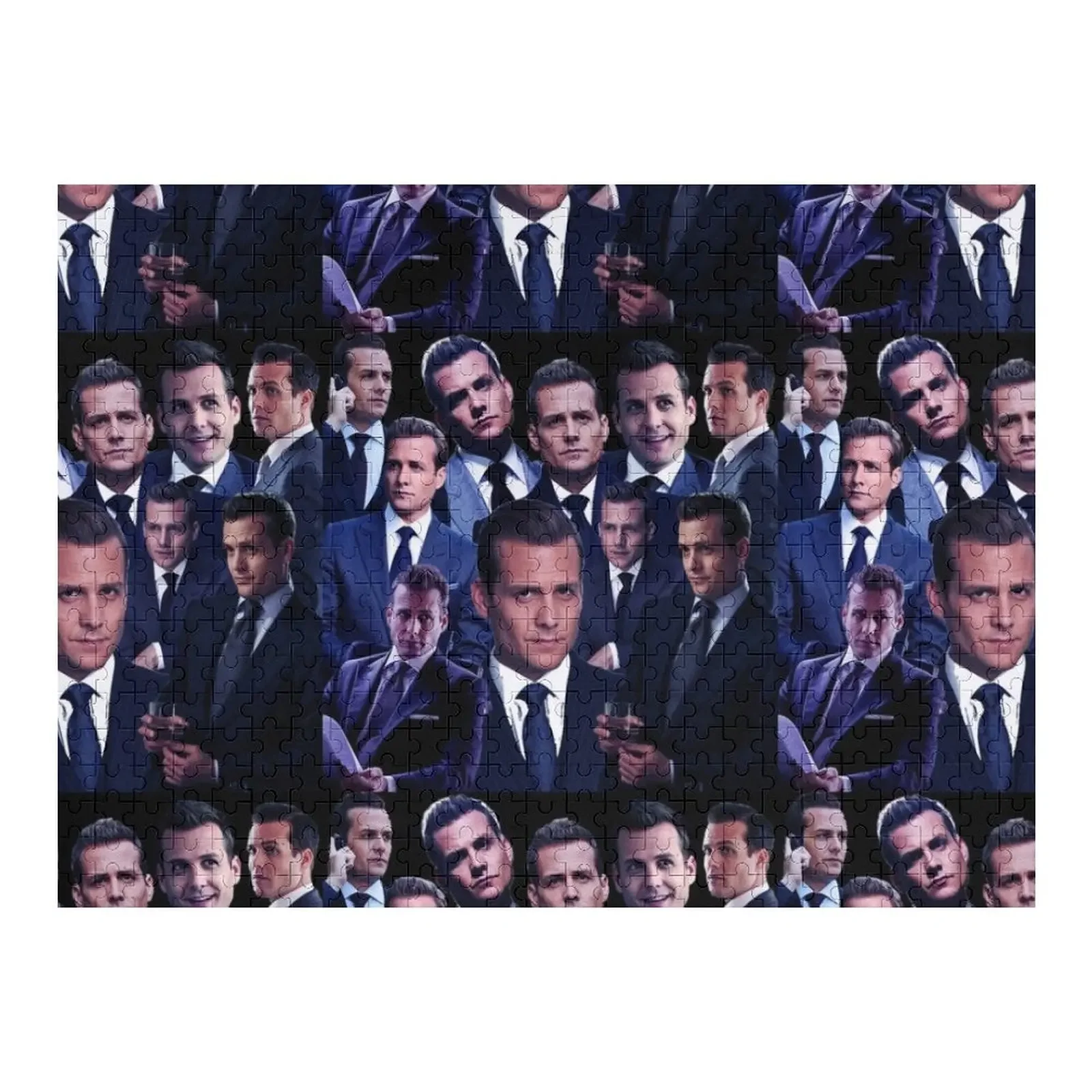 

Harvey Specter suits collage tribute design 2022 Jigsaw Puzzle Christmas Toys Anime Toddler Toys Puzzle