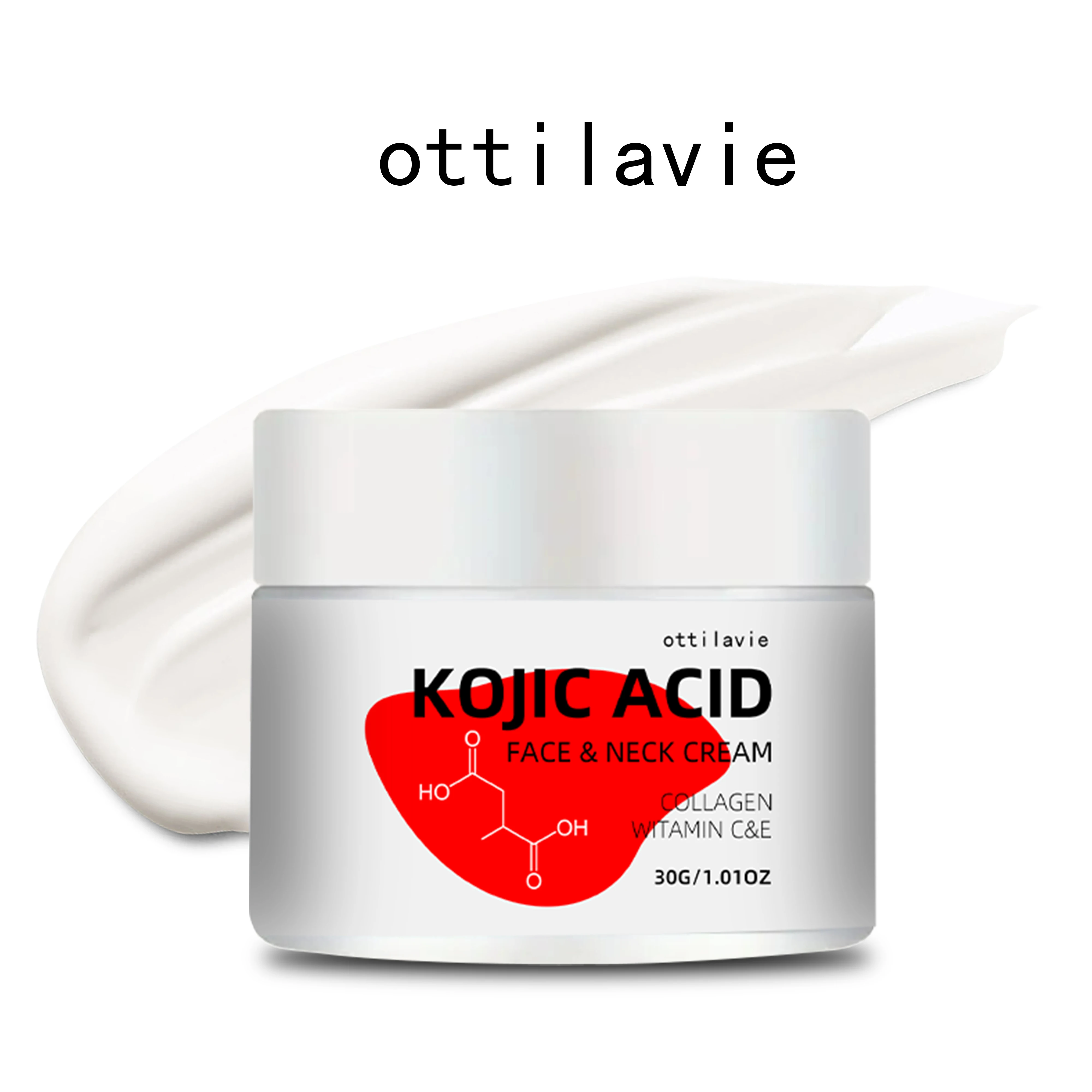 

Крем для лица и шеи Ottilavie Kojic Acid — подходит для всех типов кожи, укрепления, лифтинга и увлажнения. Содержит койевую кислоту