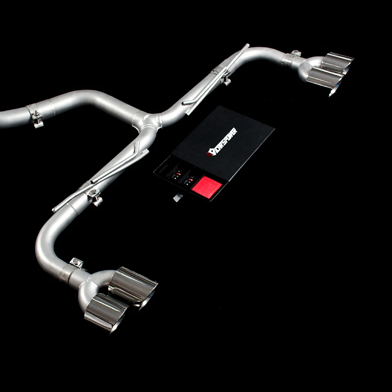 Stainless steel performance catback exhaust system pipe for  A3