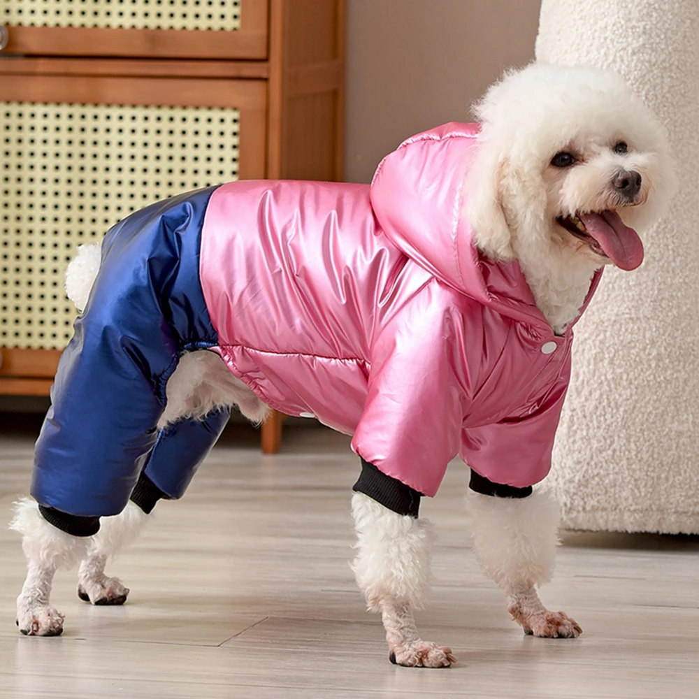 Winter Pet Jumpsuit For Dogs Waterproof 4-Legged Dog Coat Warm Pet Dog Clothes For Small Large Dogs Thicken Pet Dog Overalls