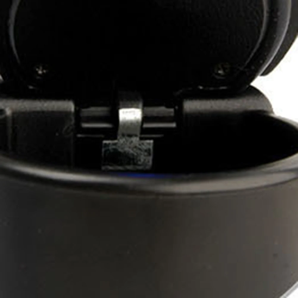 Compact Vehicle Trash Can Featuring Coin Compartment and Ash Tray for Drivers Seeking Functional Interior Solutions