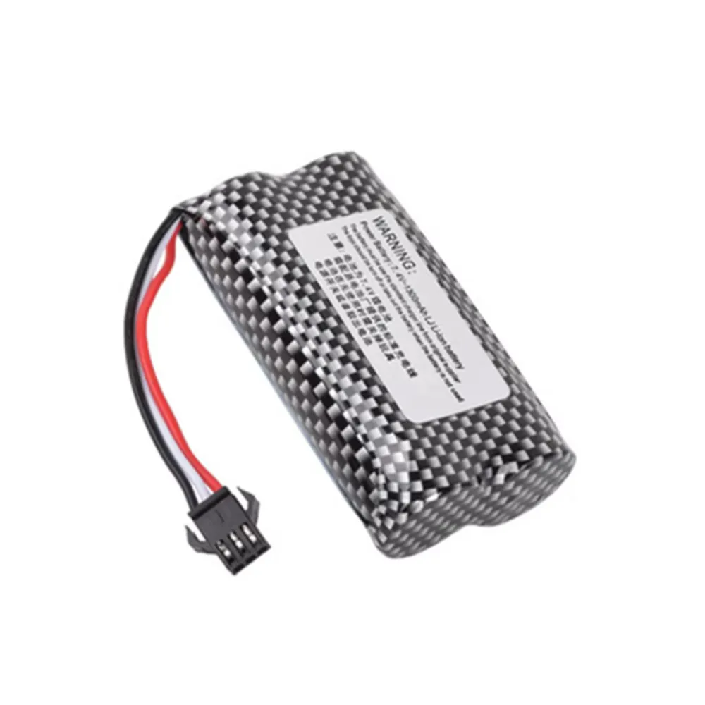 MN82 Remote Control Car Battery 7.4V 1500mah Battery Charger MN128 MN78 LC79 for Watch Gesture Sensing Twisted RC stunt car SM3p