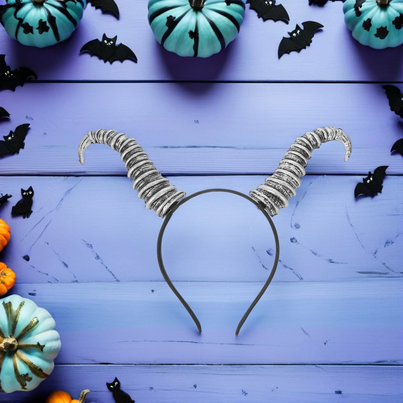 Opaska z rogami diabła dla kobiet i mężczyzn, kostium na Halloween, imprezę cosplay, rekwizyt do zdjęć, akcesorium do występów scenicznych, rogata opaska.