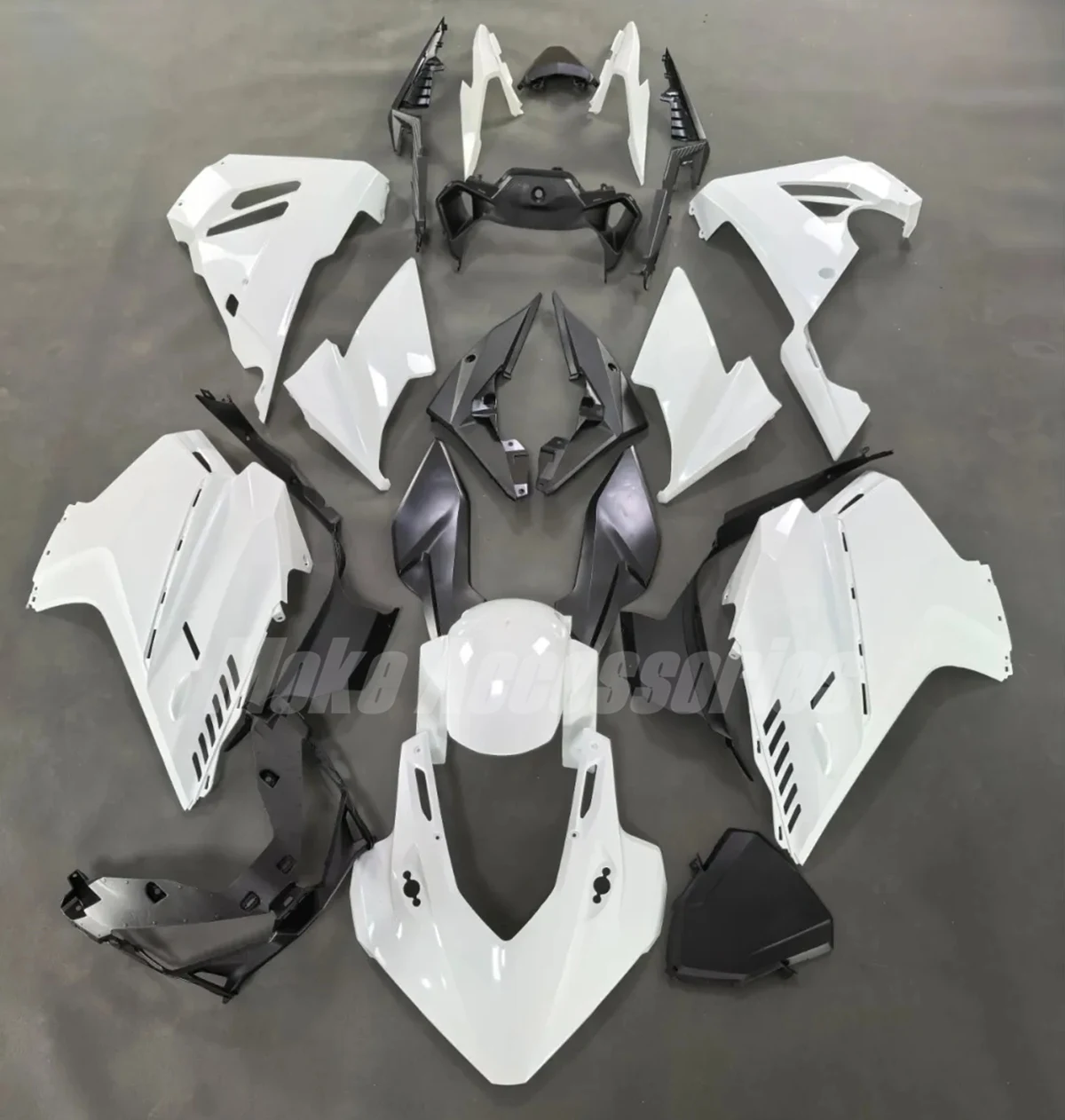 

Moke moto Motorcycle Fairings Kit Fit For Cbr400R/CBR500R 2024-2025 Bodywork Set Unpainted Abs Injection New