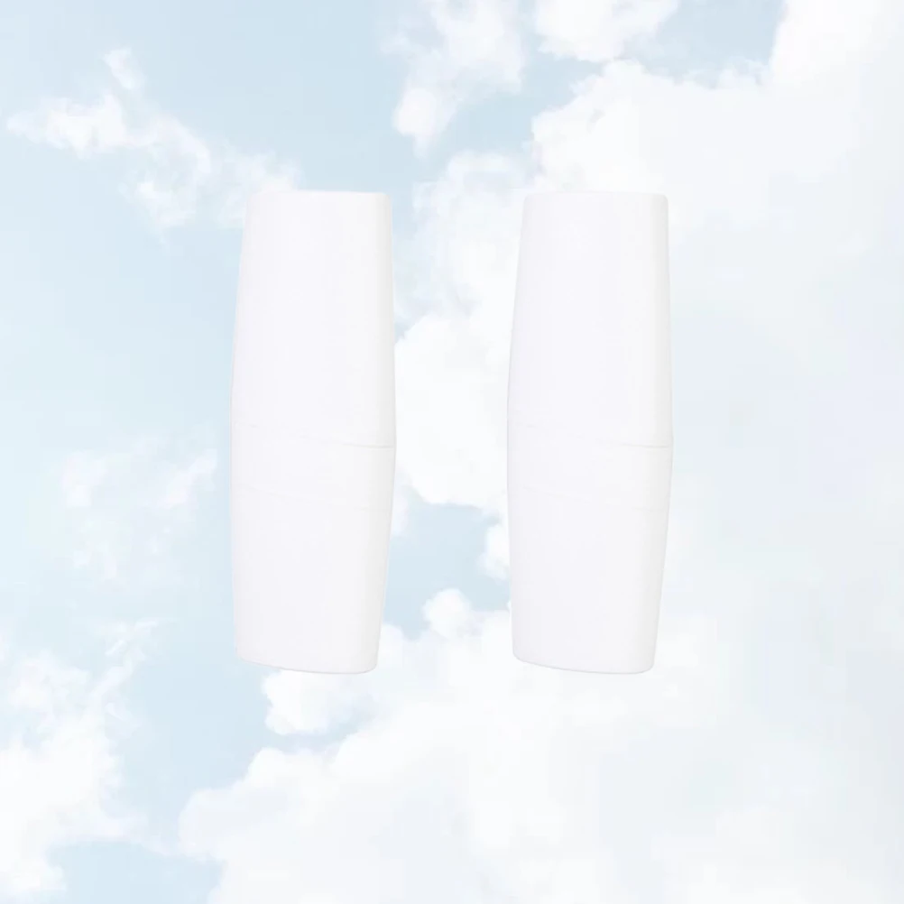 

2pcs Travel Toothbrush Box Portable Lightweight Storage Organizer For Toothbrush Toothpaste Minimalist Durable Case Compact