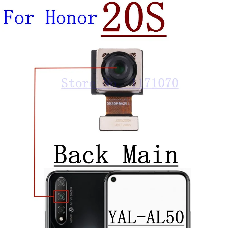 Original Rear Main Camera For Huawei Honor 20i 20S Back Wide Ultrawide Front Camera Phone Module Flex Cabe Parts