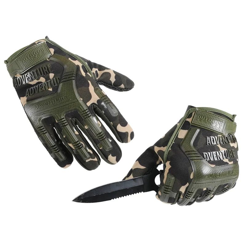 Tactical Gloves Men Women Riding Cycling Anti-slip Hunting Luva Guantes Handschoenen Full Finger Gym Fitness Gloves