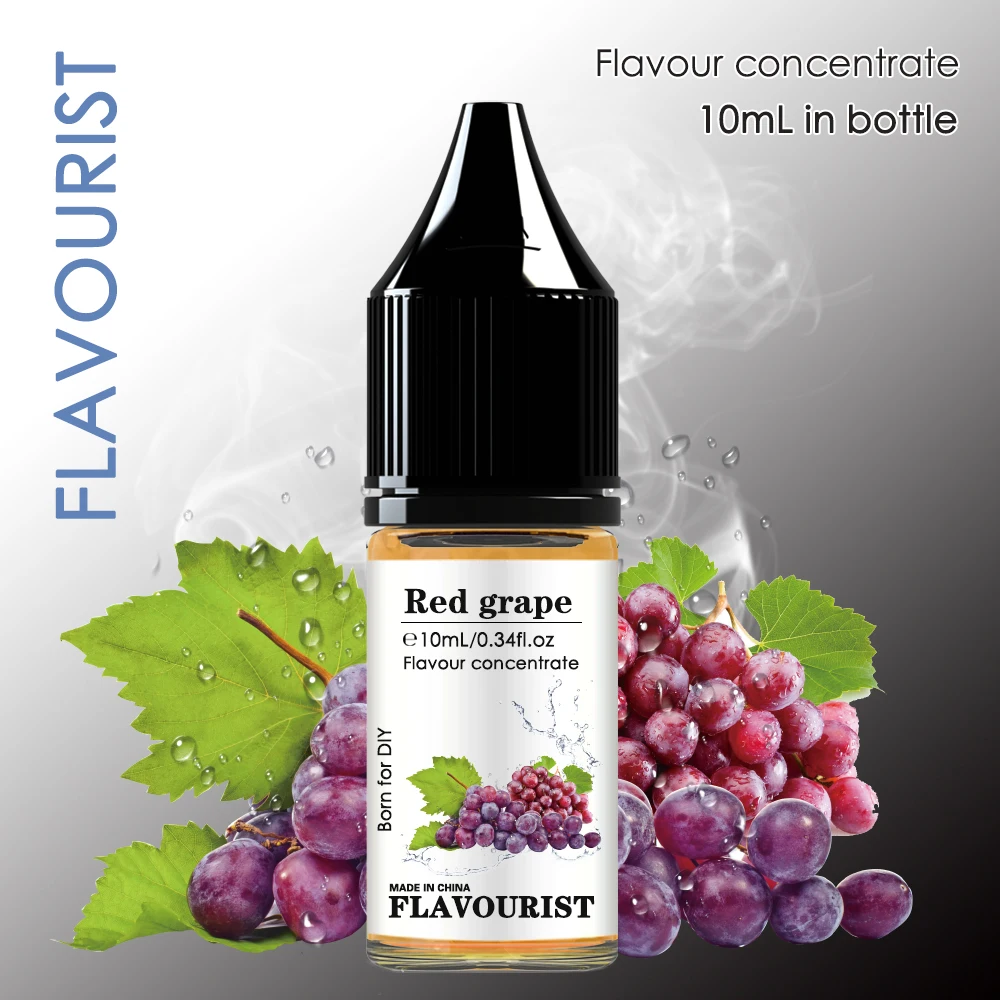 FLAVOURIST RED grape aroma flavor Water solubility flavouring Concentrate fruit flavored essence oil liquid