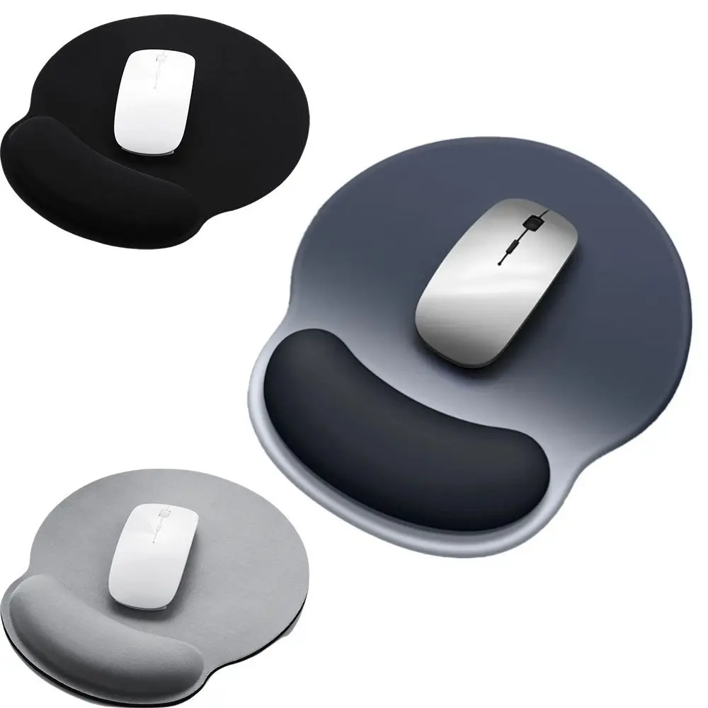 Durable Non-Slip Gradient Mouse Pad Soft Rubber Comfortable Wrist Rest Smooth Surface Desktop Wrist Support Office Use
