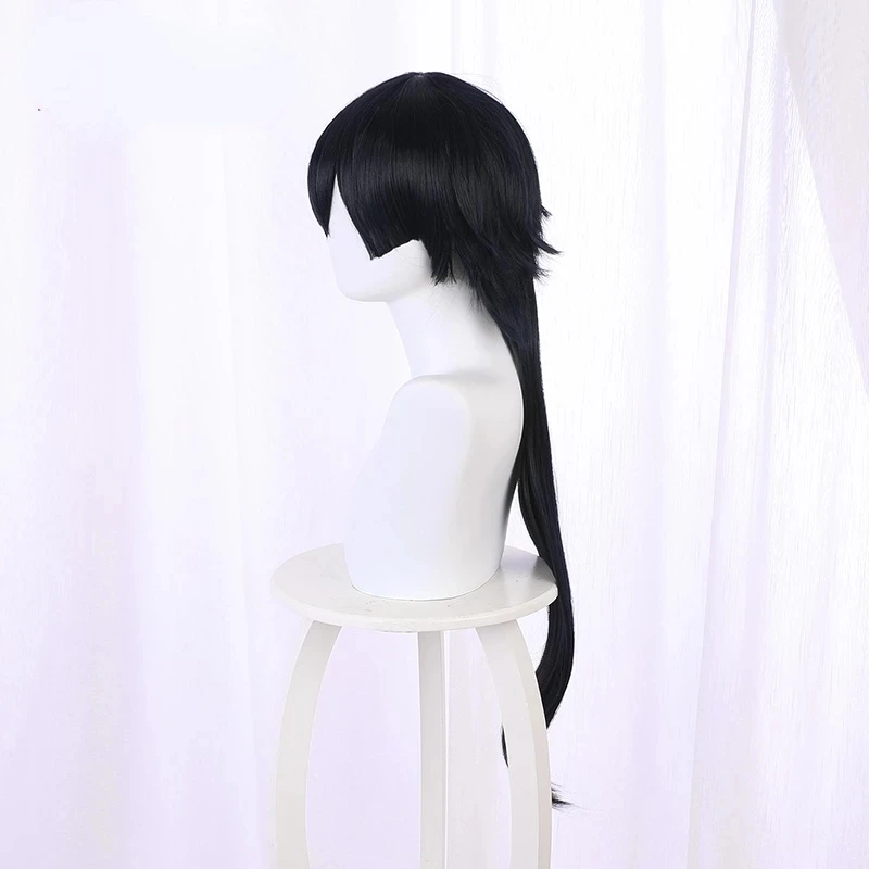 The Case Study of Vanitas Cosplay Wig, Anime Wig, Black Hair Wig, Wig Cap, Haute qualité