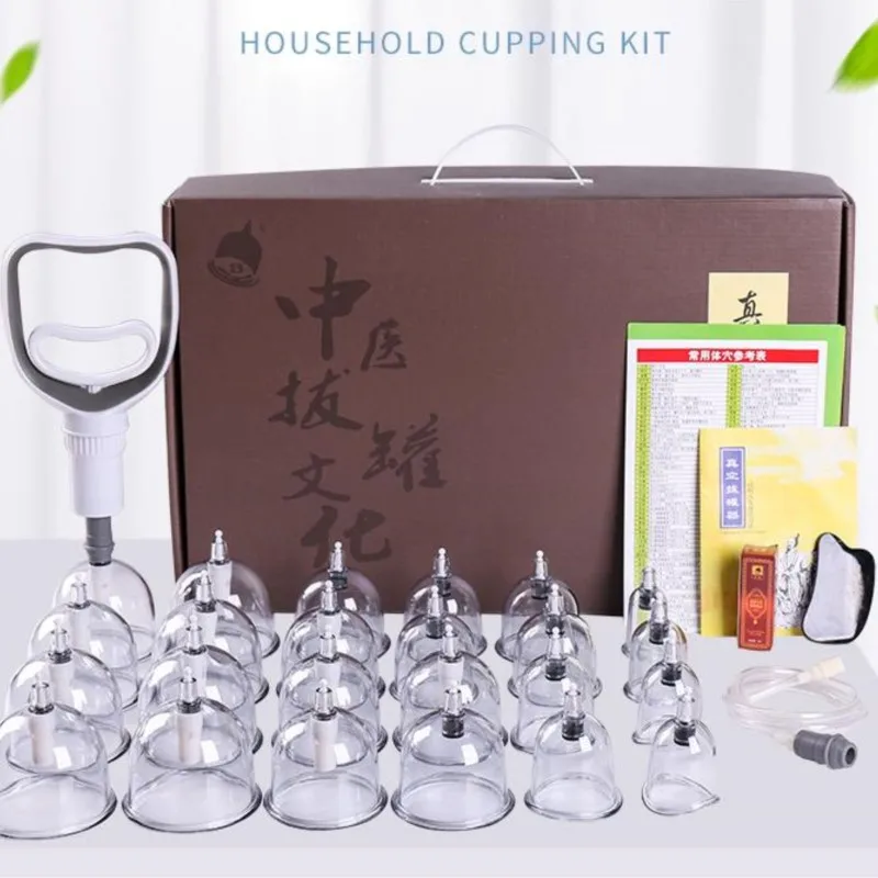 

Китайская медицина, физиотерапия, вакуумные банки, очки, аппарат, профессиональные присоски, массажный набор массажной баночной терапии Masajeador