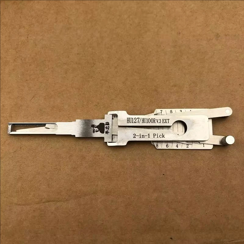 For New BWM Lishi 2in1 HU100R V.3 Original Decoder Lock Pick tool Locksmiths tool Car Door Opne Tool