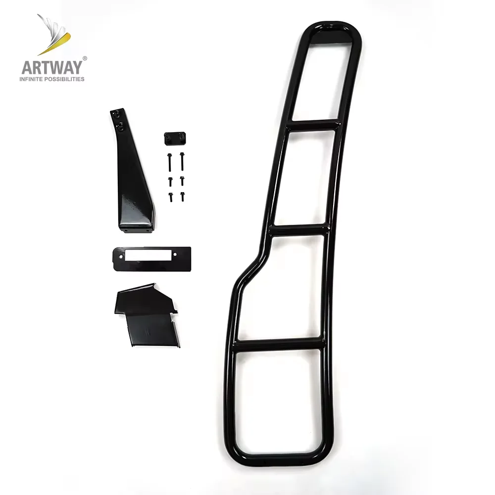 

Car Accessories Side Ladder Tail Ladder Tailgate Ladder for Land Rover Defender 2020 Aluminum Telescopic Black