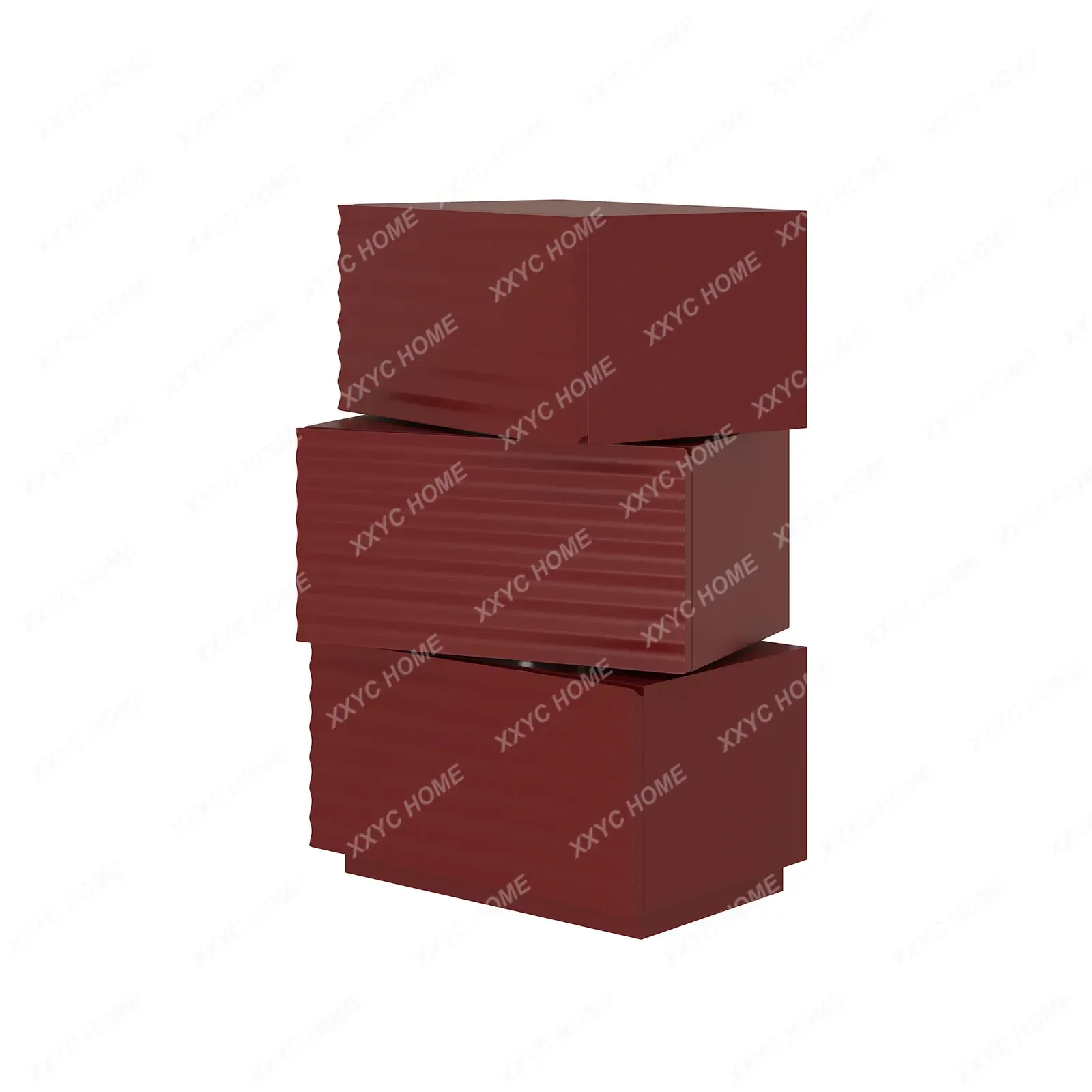 Simple entry door entrance cabinet rotating sofa side cabinet modern solid wood