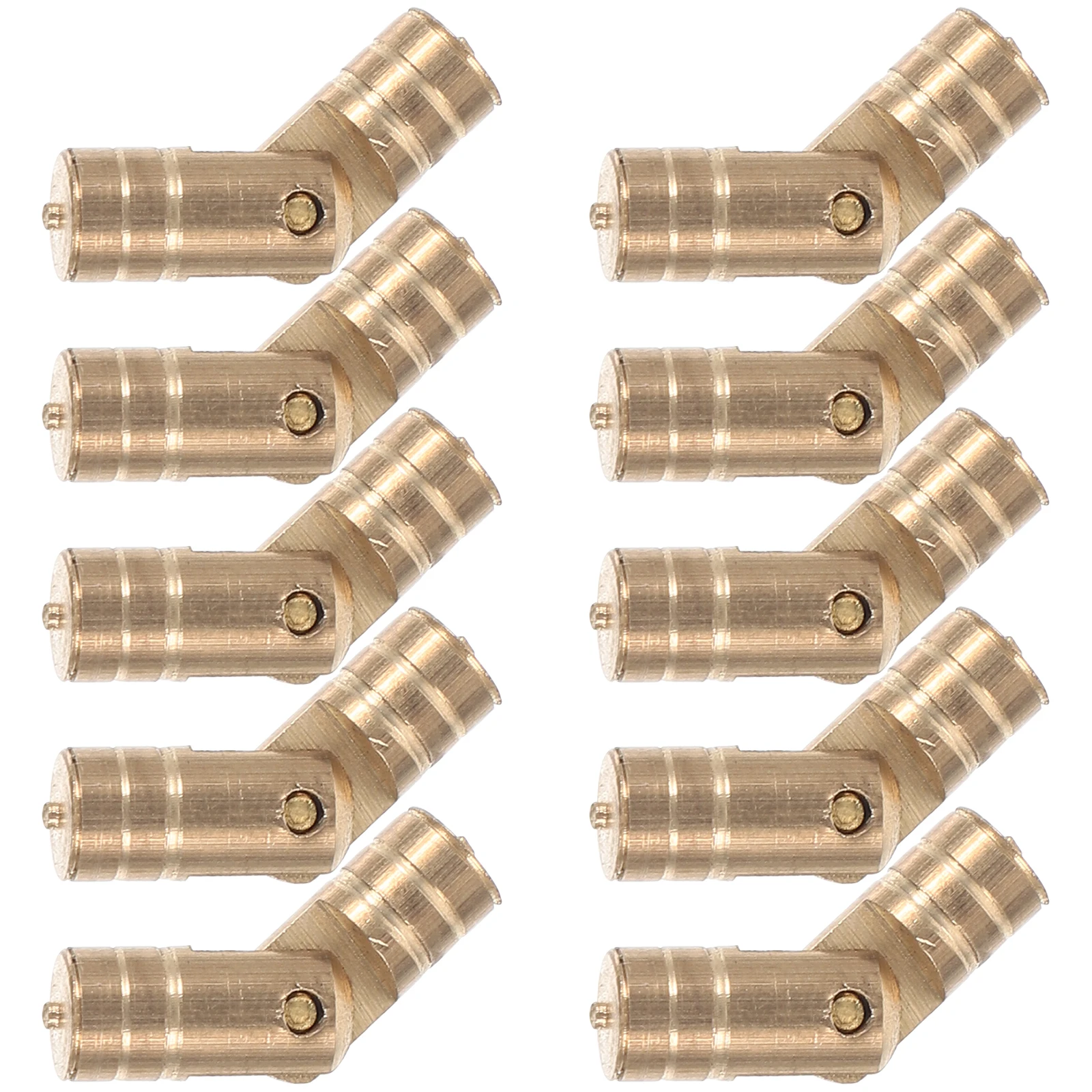 

10pcs Copper Concealed For Jewelry Box Wooden Chest Cabinet Doors Replacement Small Metal Hinges Rustproof Durable Furniture