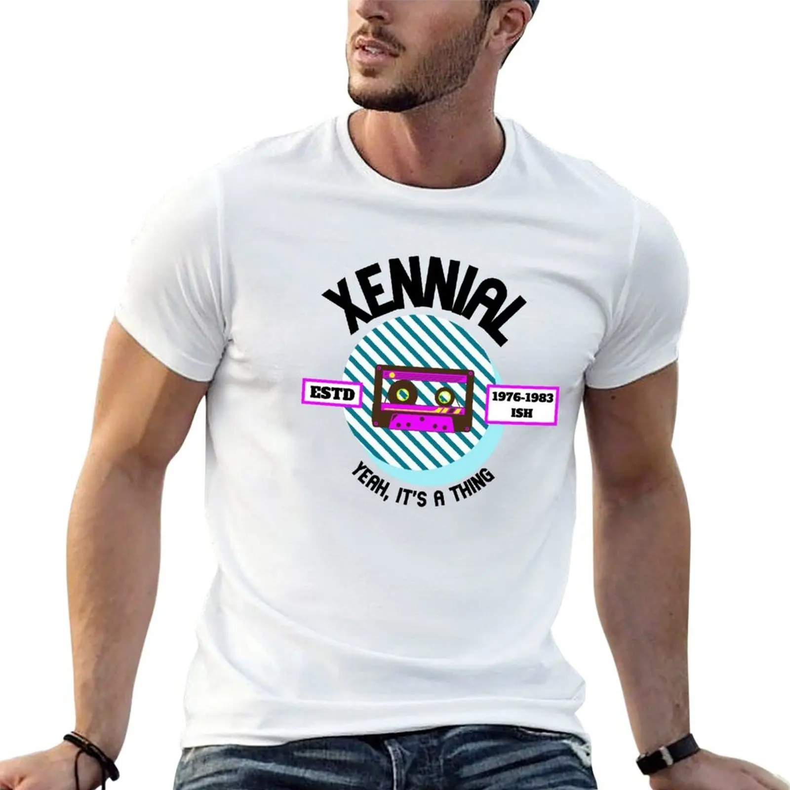 Xennial Cassette T-Shirt blanks Aesthetic clothing luxury clothes men